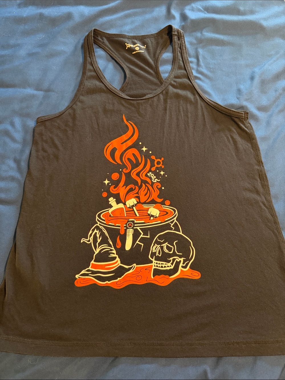 Orangetheory 2025 Hell Week Graphic Racerback Tank Top w Cauldron Print